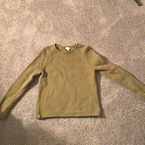 J. Crew Army Green Sweater